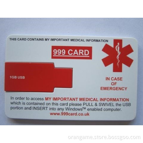 Promotional Gift USB Stick Credit Card with The Cheapest Price